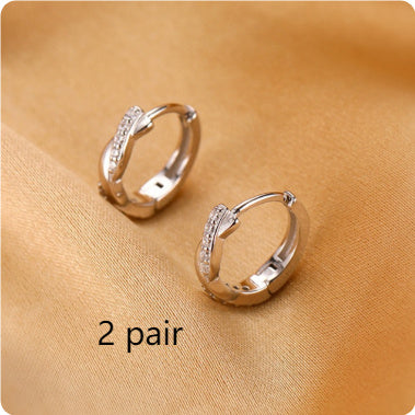 Temperament Interwoven Earrings