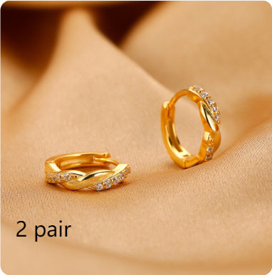Temperament Interwoven Earrings