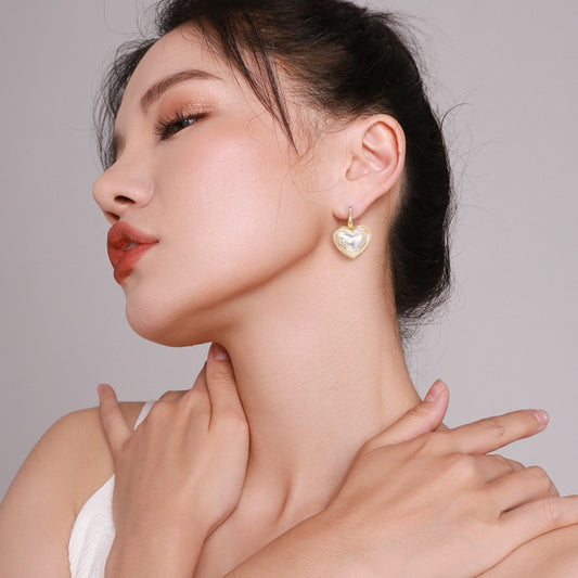 Golden Summer Ear Clips Minimal Metal Charm