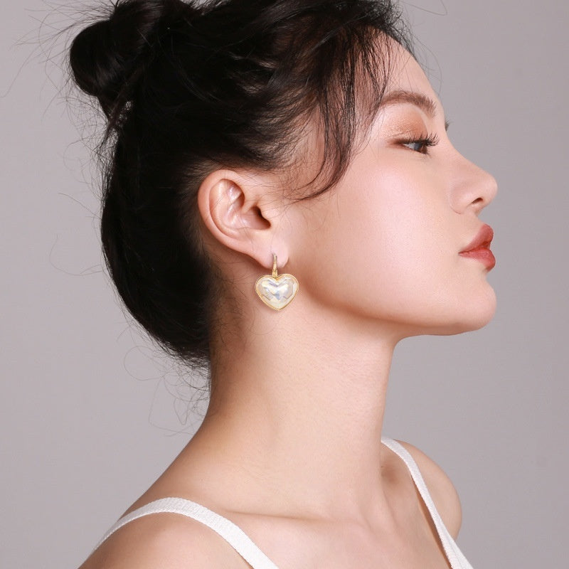 Golden Summer Ear Clips Minimal Metal Charm
