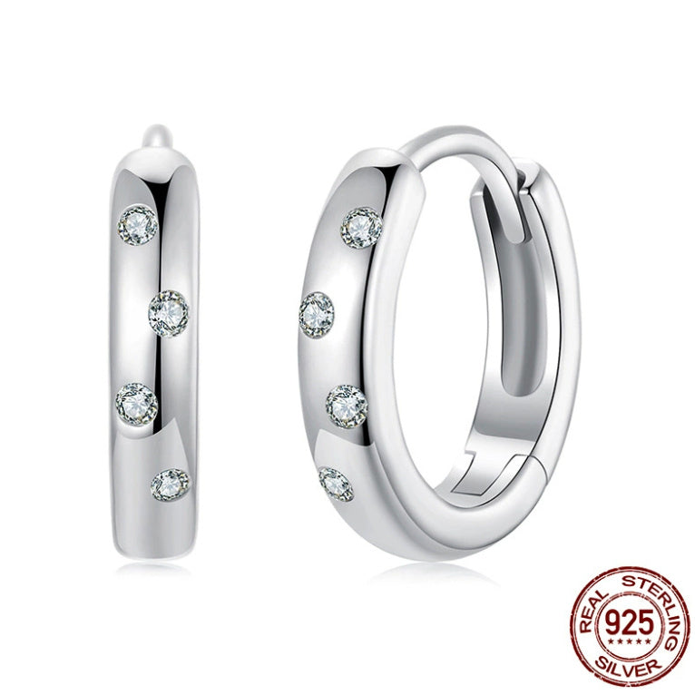 Elegant Orbit Sterling Clips