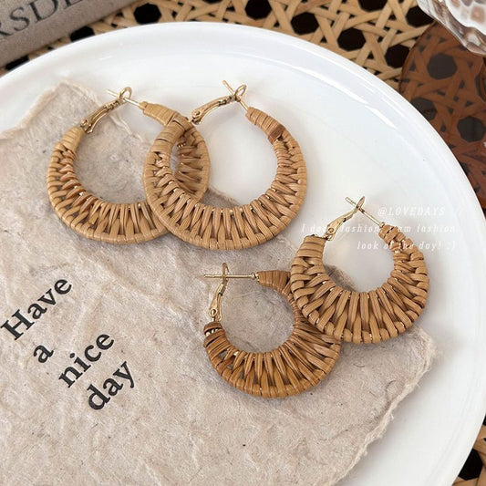 Coastal Charm Wooden Earrings