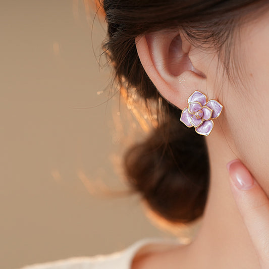 Lavender Bloom Earrings