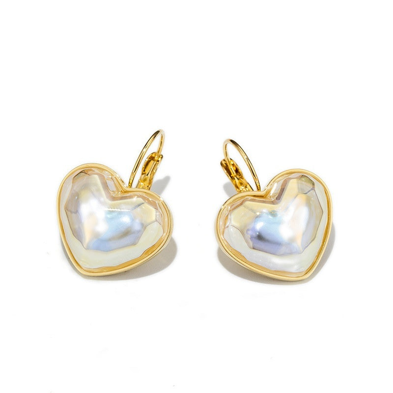 Golden Summer Ear Clips Minimal Metal Charm