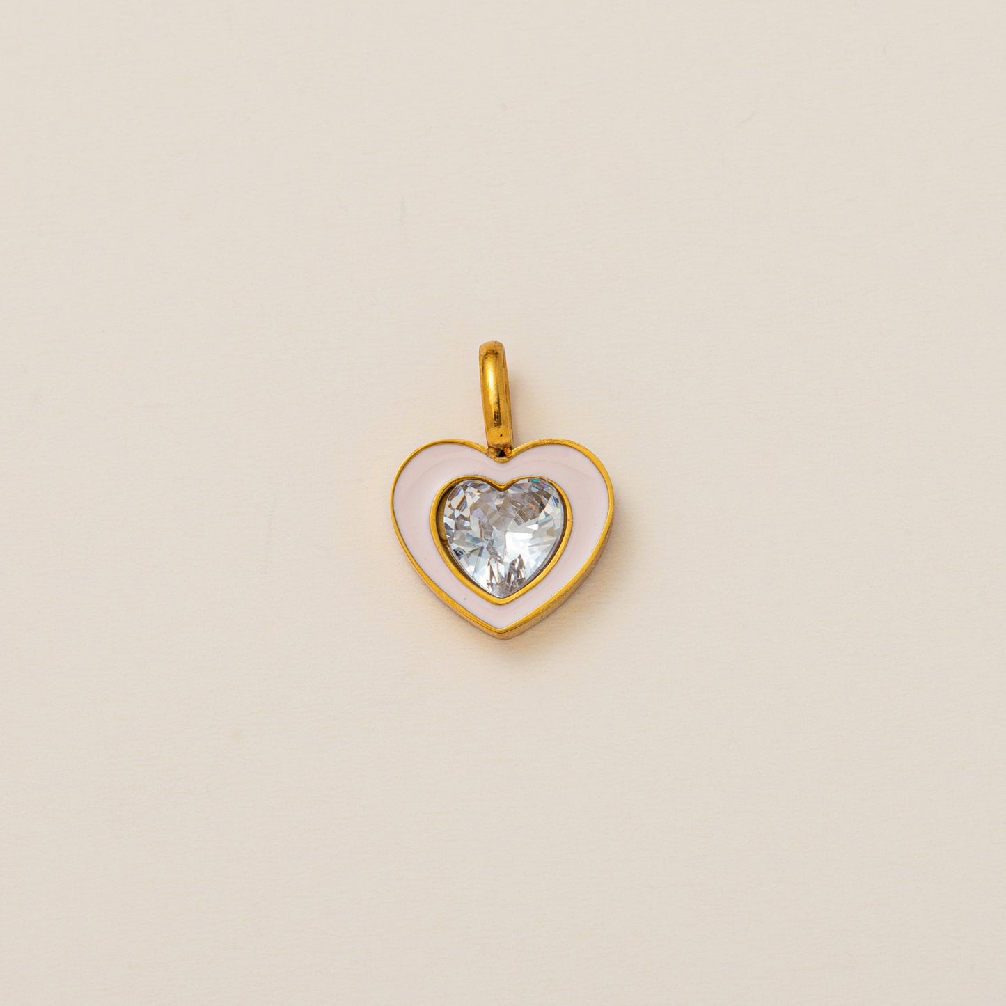 Rainbow Sun Stainless Steel Pendant Charm