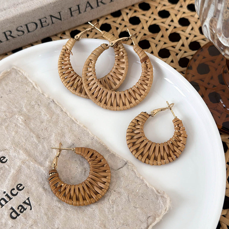 Coastal Charm Wooden Earrings