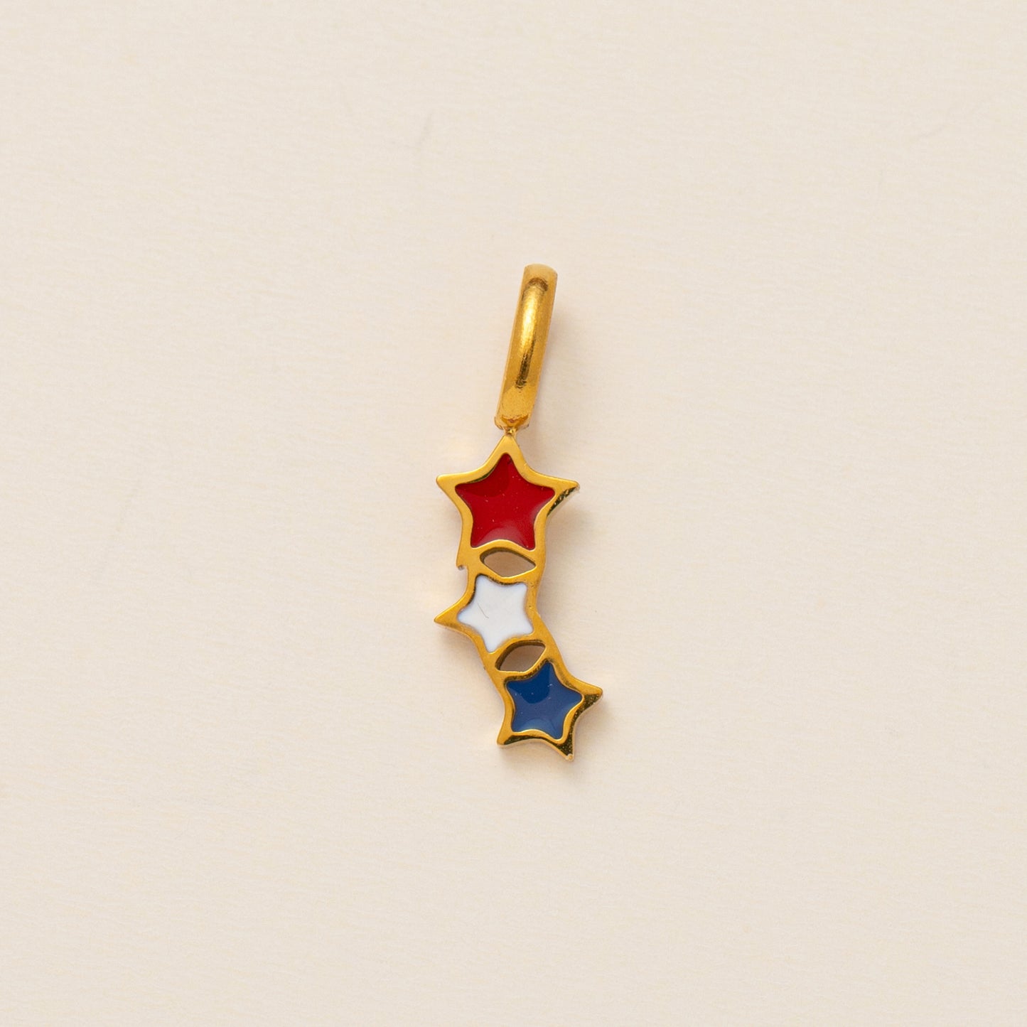 Rainbow Sun Stainless Steel Pendant Charm